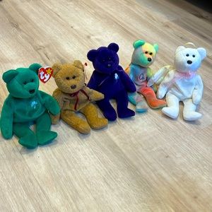 TY beanie babies bears